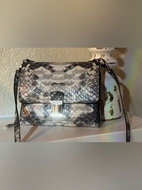 ✨ Picard Snake Print Leather Crossbody Bag ✨